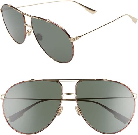 Christian Dior Monsieur 63mm Oversize Aviator Sunglasses